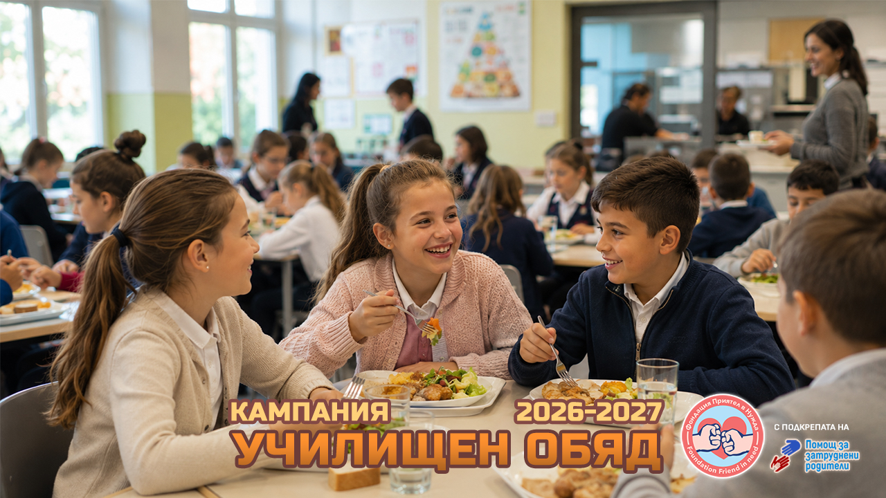 Кампания "Училищен обяд 2026-2027"